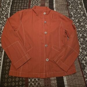 Womens Trophee Ou Matelot Fall Orange Coat